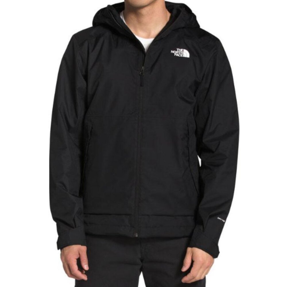 NWT The North Face Men's Printed Novelty Millerton Jacket | Black Heather | S